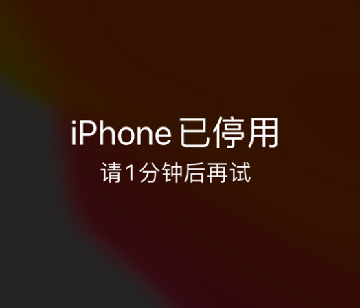 弥勒苹果手机维修分享:iPhone 显示“不可用”或“已停用”怎么办？还能保留数据吗？ 