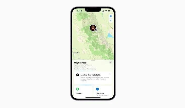 弥勒苹果14维修分享iPhone14系列中 FindMy功能通过卫星分享位置方法教程 