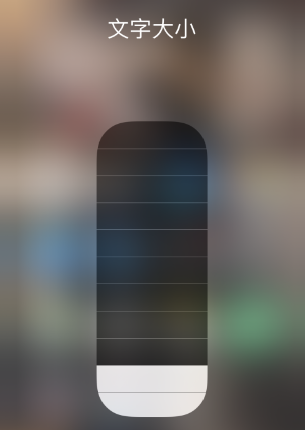 弥勒苹果手机维修分享小技巧：在 iPhone 控制中心快速调节字体大小 